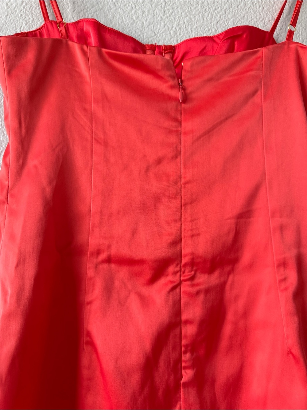 Meshki pink coral Corsette mini dress small - Picture 10 of 12